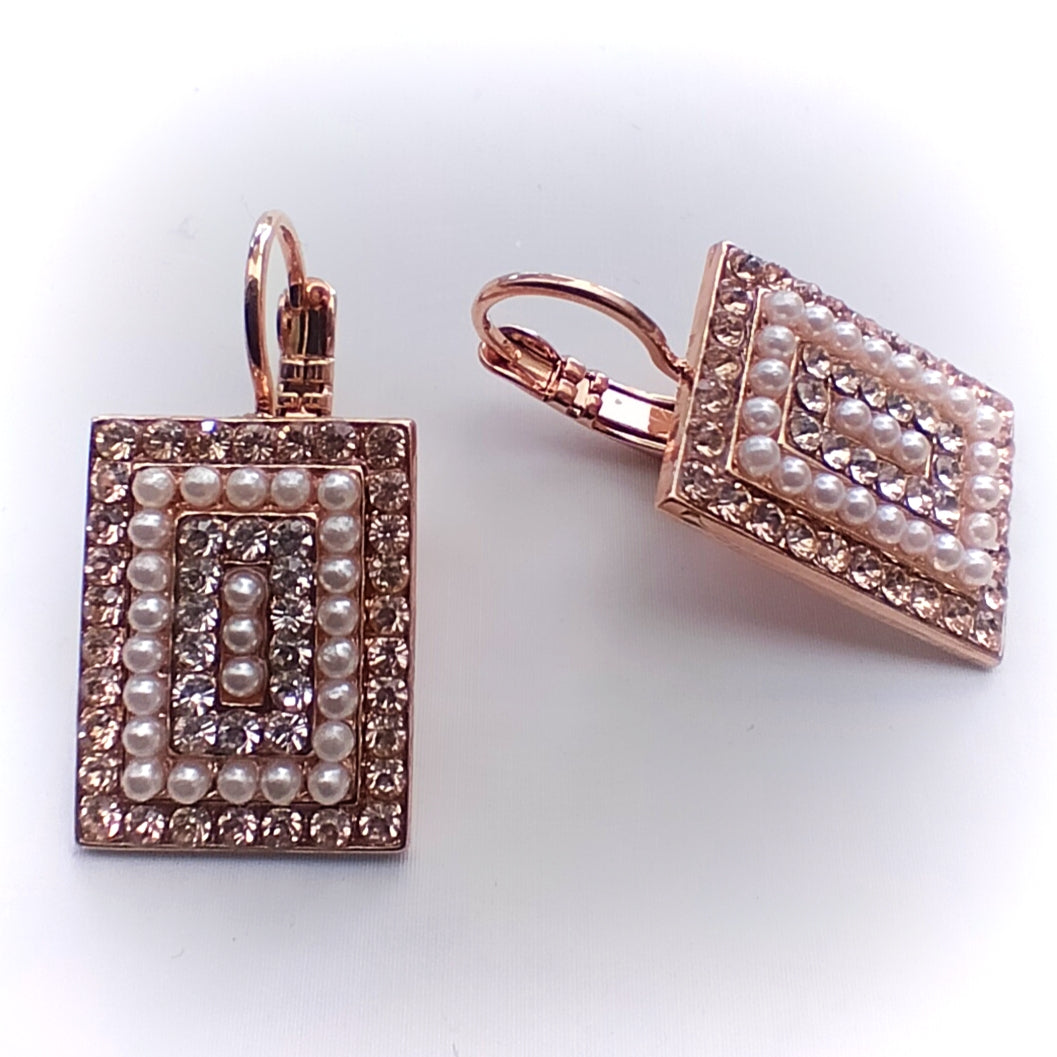 Orecchini Mariana - Golden rose - 010-00/3 Pearls