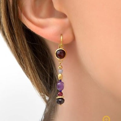 Orecchini Satellite Paris - Silma Violet