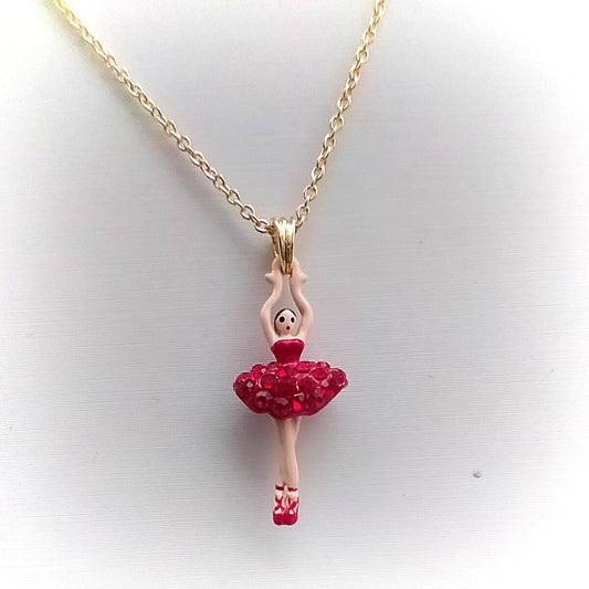 Collana Les Néréides - Mini Pas de deux - Crystal red