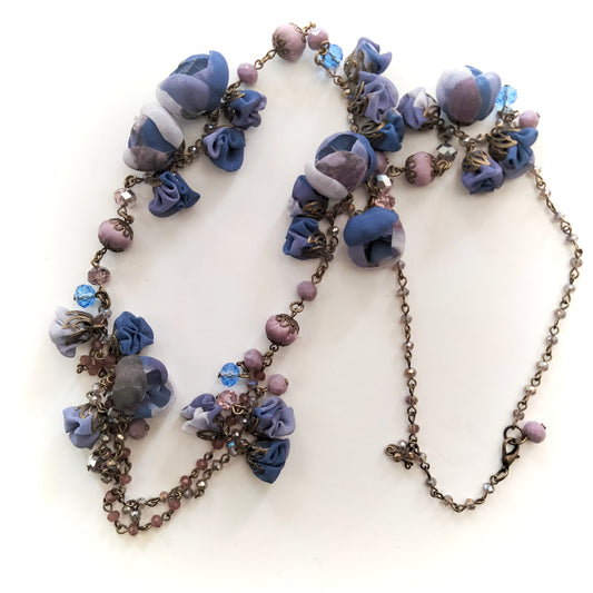 Collana Blossom - Blue Mauve
