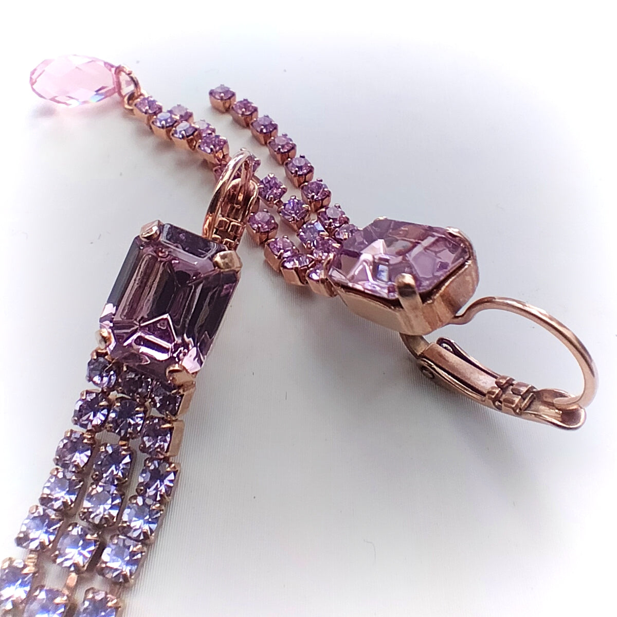 Orecchini Mariana - Golden rose - 015-18/1 Lilac