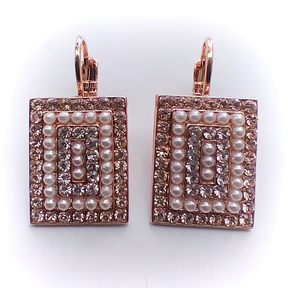 Orecchini Mariana - Golden rose - 010-00/3 Pearls