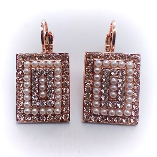 Orecchini Mariana - Golden rose - 010-00/3 Pearls