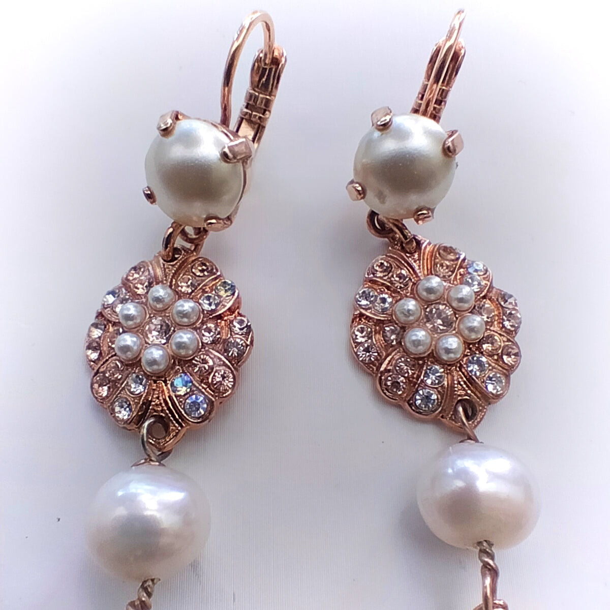 Orecchini Mariana - Golden rose - 0010-26/1 Pearls