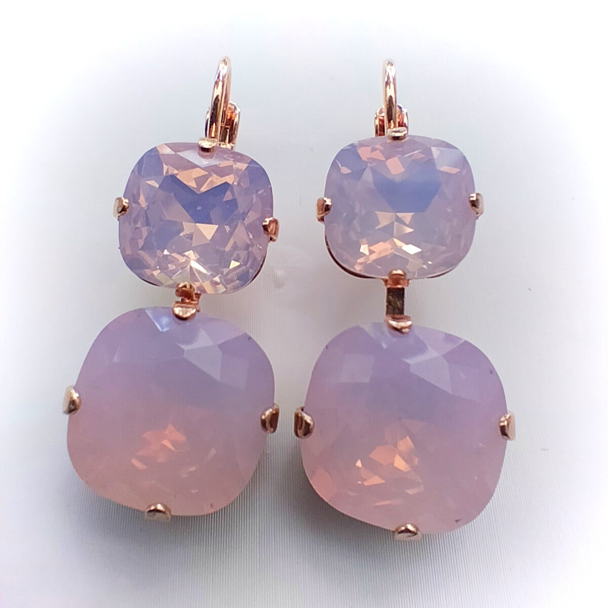Orecchini Mariana - Golden rose - 0013-26/8 Opal pink