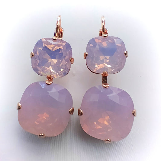 Orecchini Mariana - Golden rose - 0013-26/8 Opal pink