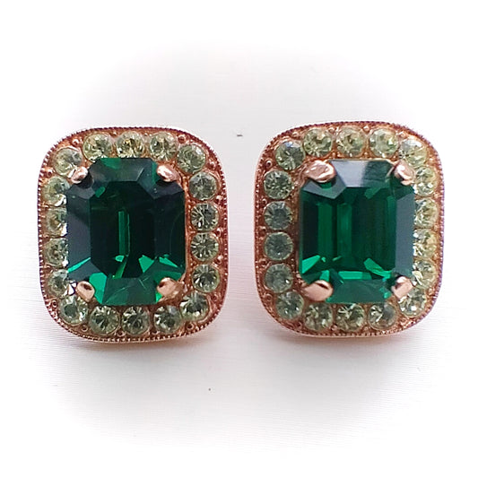 Orecchini Mariana - Golden rose - 0010-40/1 Emerald