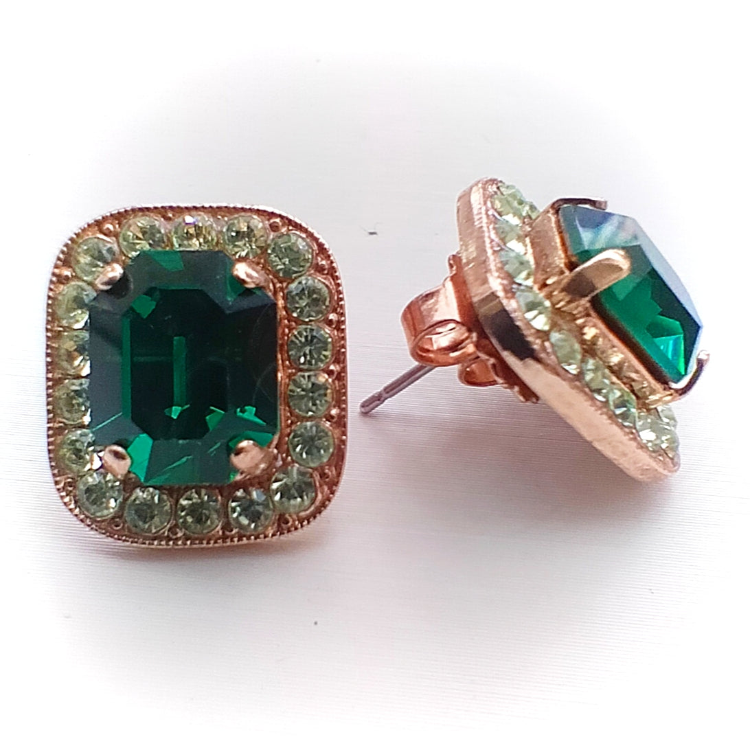 Orecchini Mariana - Golden rose - 0010-40/1 Emerald