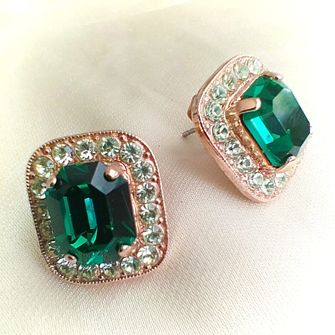 Orecchini Mariana - Golden rose - 0010-40/1 Emerald