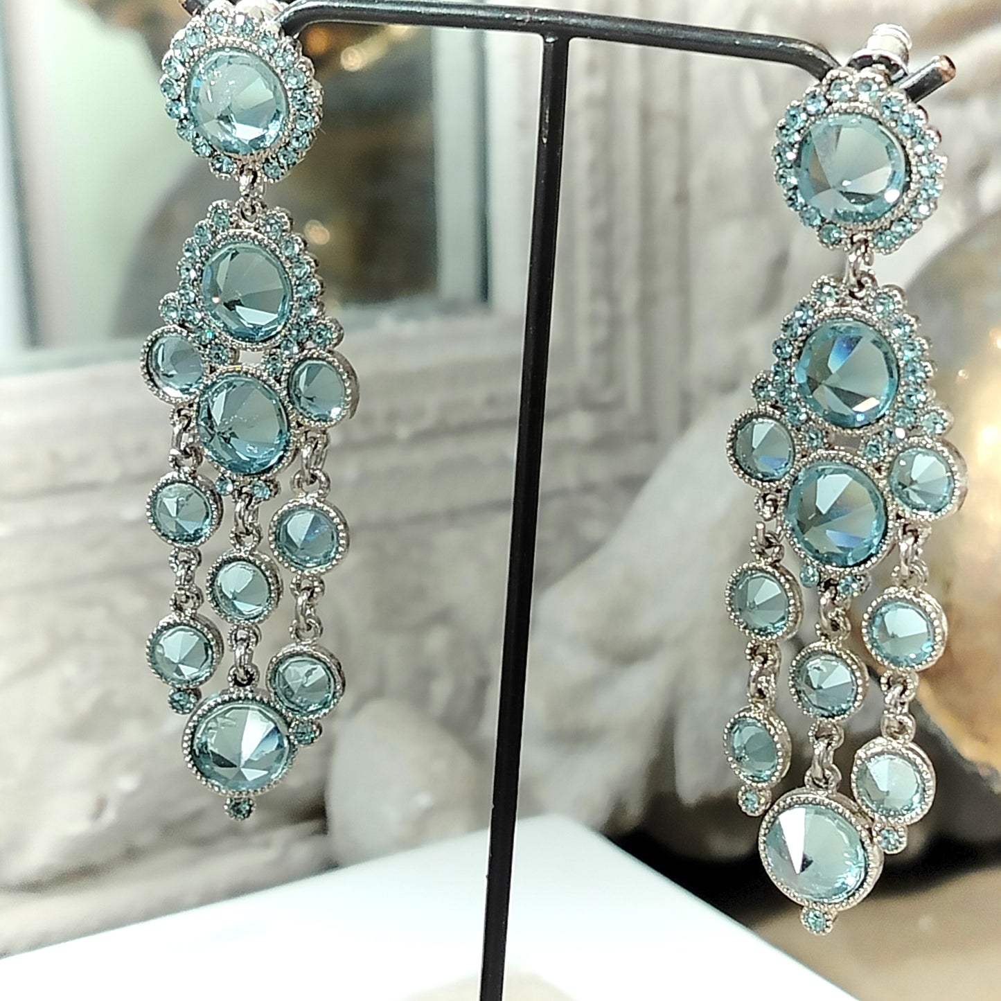 Orecchini Lace - Sky  long