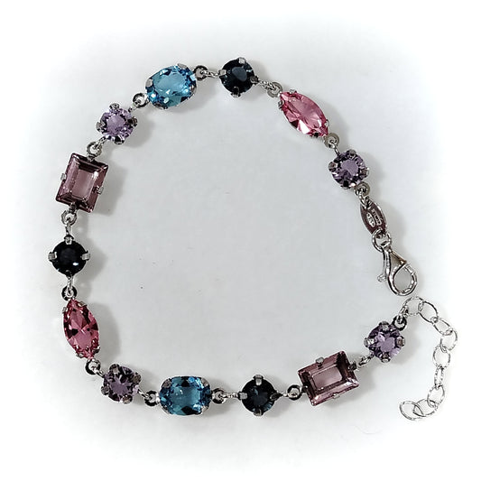 Bracciale - argento 925 con cristalli