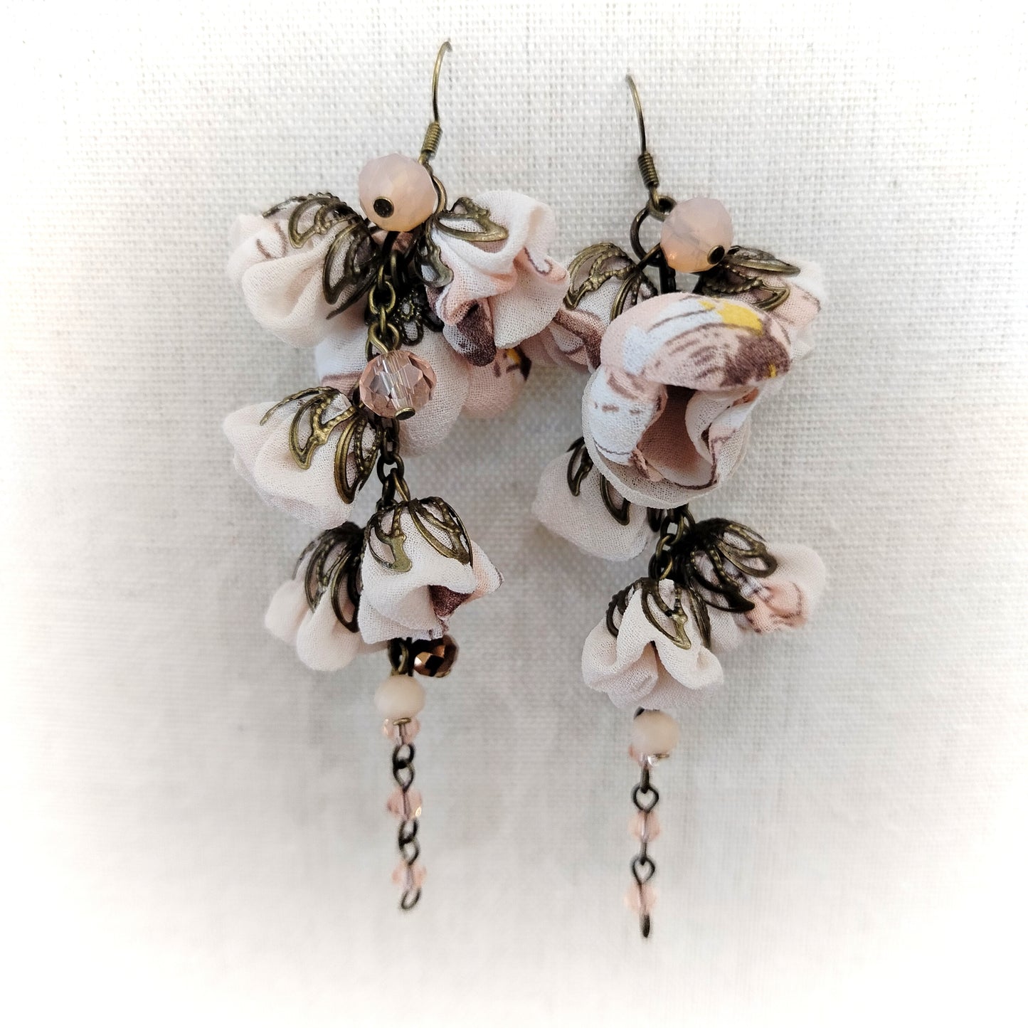 Orecchini Blossom - Sand nuances