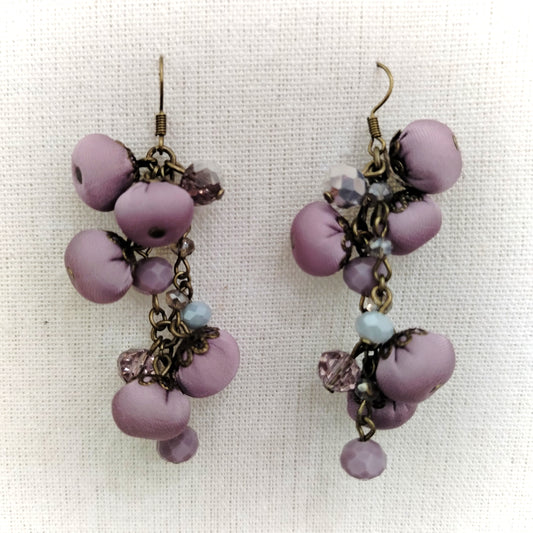 Orecchini Blossom drops - Mauve drops