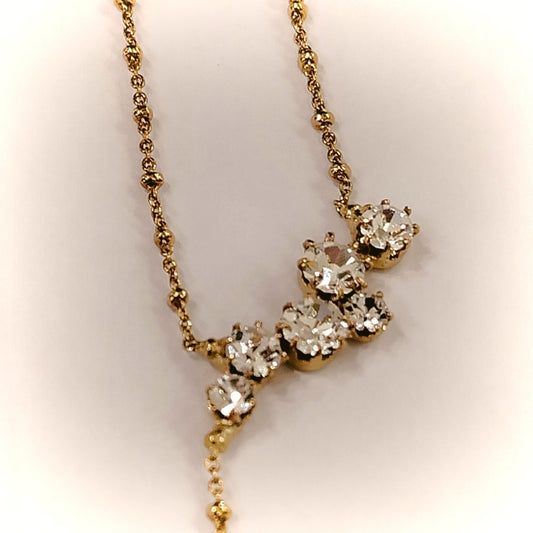 Collier TataB seta cristallo