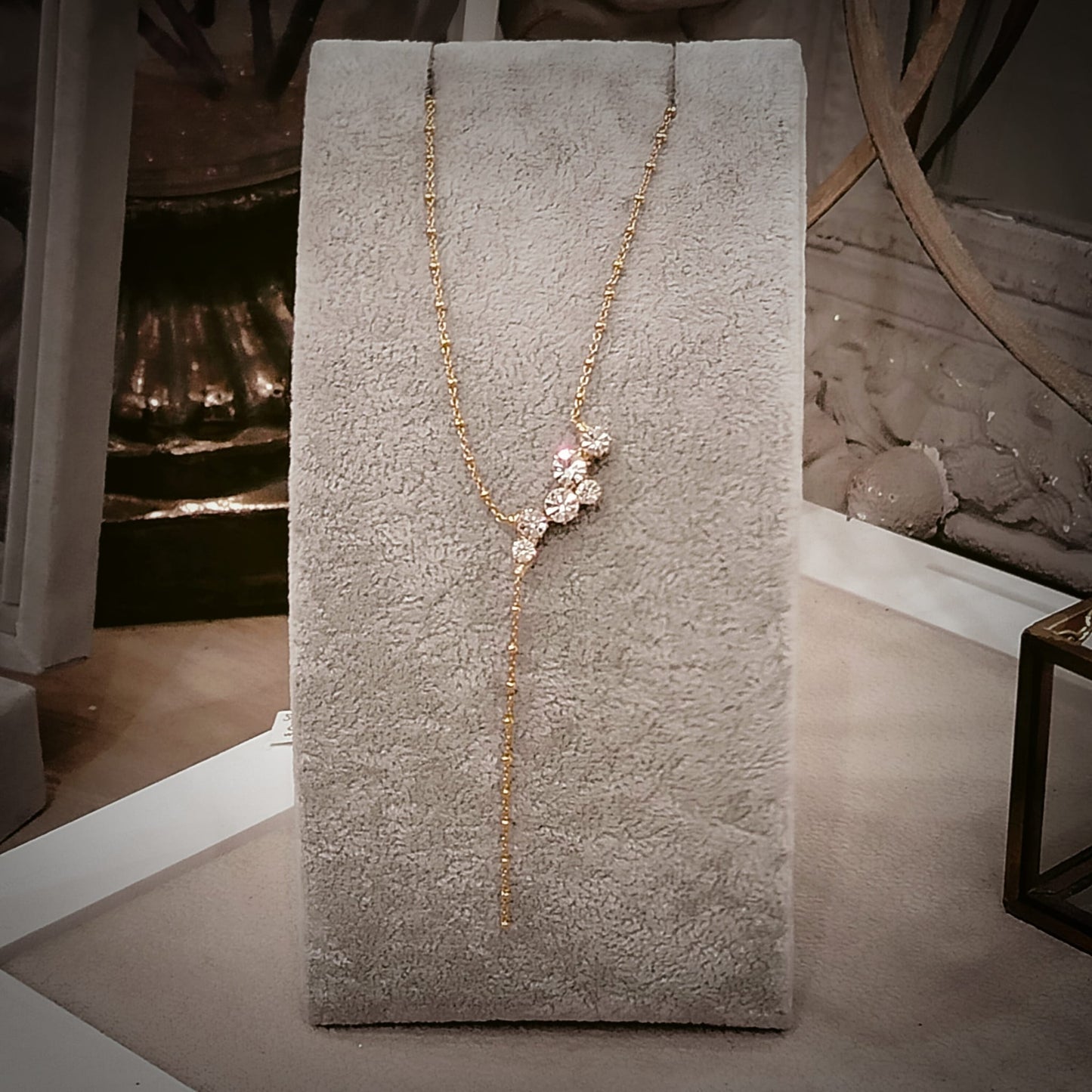 Collier TataB seta cristallo