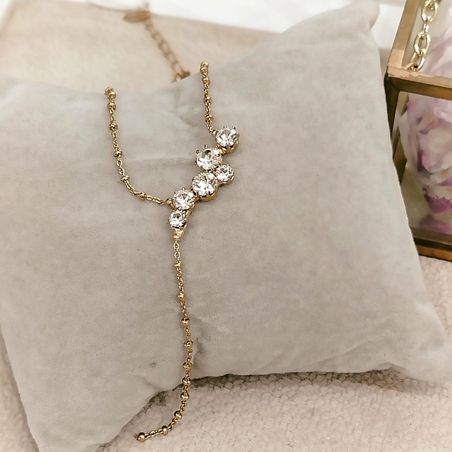 Collier TataB seta cristallo