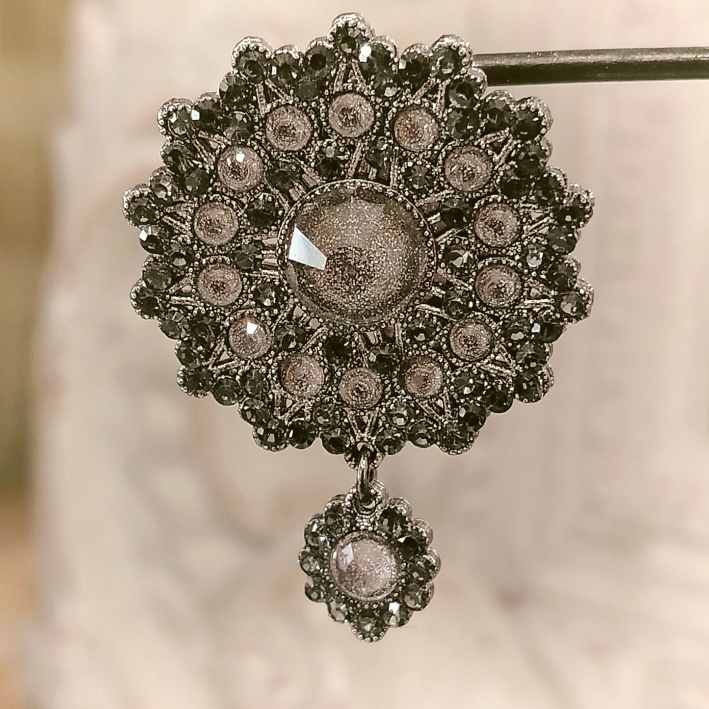 Orecchini Lace - Antracite stella