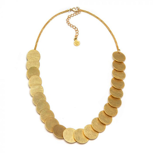 Collana Vestopazzo Girocollo rigida con monete