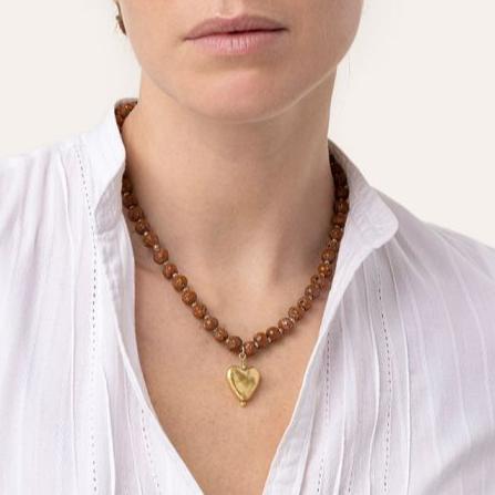 Collana Vestopazzo con pendente a cuore