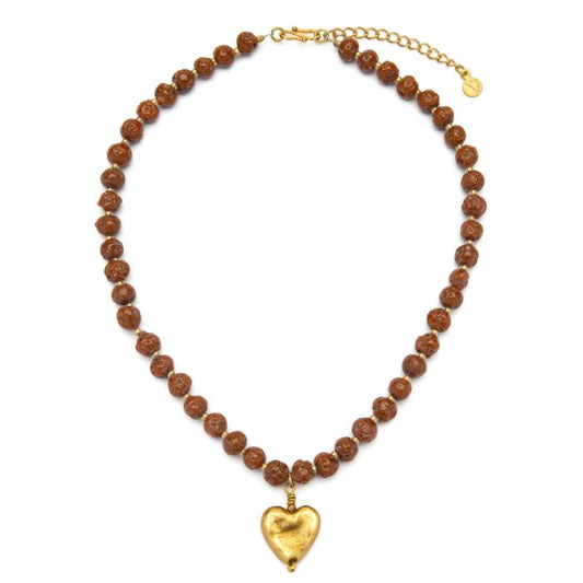 Collana Vestopazzo con pendente a cuore