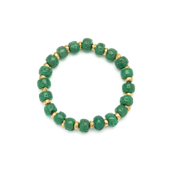 Bracciale Vestopazzo nei colori rosso - verde - marrone